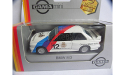 модель 1/43 гоночная BMW M3 E30 №12 DTM Gama Western Germany металл 1:43