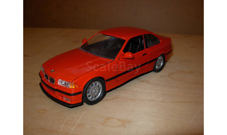 модель 1/24 BMW M3 3-series E36 Coupe Купе Gama металл красная 1:24, масштабная модель, scale24
