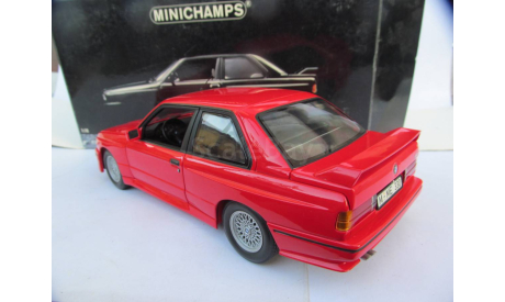 модель 1/18 BMW M3 Street E30 1987 Minichamps металл, масштабная модель, scale18