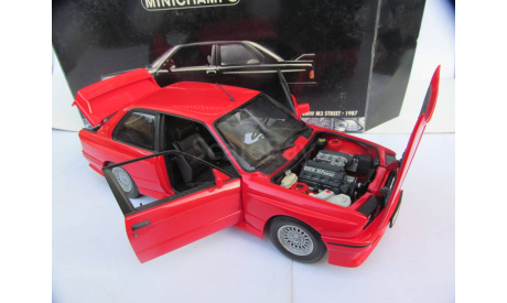 модель 1/18 BMW M3 Street E30 1987 Minichamps металл, масштабная модель, scale18