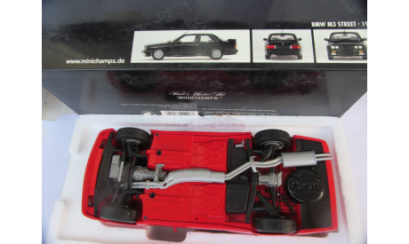 модель 1/18 BMW M3 Street E30 1987 Minichamps металл, масштабная модель, scale18