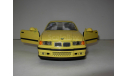 модель 1/24 BMW M3 3-series E36 Coupe Купе Gama металл жёлтая 1:24, масштабная модель, scale24