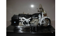 1/10 модель мотоцикл BMW R60-2 1960 с левой коляской Tootsietoy металл БМВ 1:10, масштабная модель мотоцикла, scale10