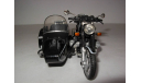 1/18 модель мотоцикл с коляской BMW R90/6 Solido металл 1:18, масштабная модель мотоцикла, scale18