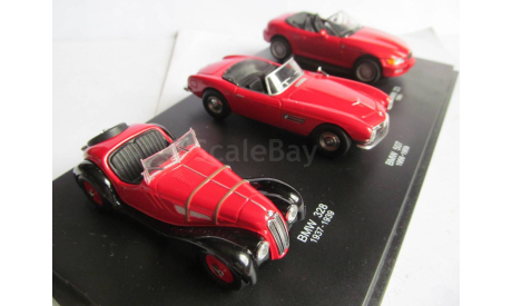 набор 3 модели 1/43 BMW 328 507 Z3 Schuco металл 1:43 set, масштабная модель, scale43