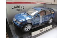 модель 1/18 BMW X5 2001 Motormax металл 1:18, масштабная модель, scale18