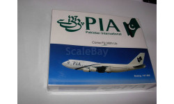 1:600 самолёт Boeing 747-300 PIA Pakistan Schabak 1/600