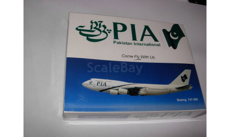 1:600 самолёт Boeing 747-300 PIA Pakistan Schabak 1/600, масштабные модели авиации, scale500