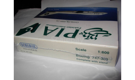 1:600 самолёт Boeing 747-300 PIA Pakistan Schabak 1/600, масштабные модели авиации, scale500
