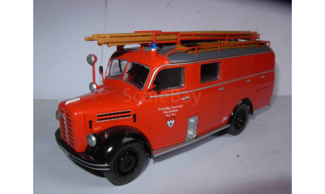 модель 1/43 пожарный Borgward B2500 LF8 Schuco металл 1:43 пожарная, масштабная модель, scale43