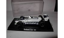 модель 1/43 Формула1 F1 Brabham BT 49C #5 1981 Parmalat N.Piquet металл 1:43, масштабная модель, scale43