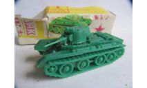 модель 1/87 танк БТ-7 СССР Мир пластик 1:87, масштабные модели бронетехники, scale87