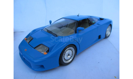 модель 1/18 Bugatti 110EB 1991 Burago Italy металл 1:18 синий, масштабная модель, BBurago