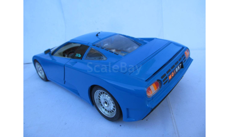 модель 1/18 Bugatti 110EB 1991 Burago Italy металл 1:18 синий, масштабная модель, BBurago