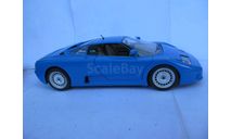 модель 1/18 Bugatti 110EB 1991 Burago Italy металл 1:18 синий, масштабная модель, BBurago