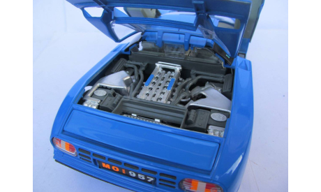 модель 1/18 Bugatti 110EB 1991 Burago Italy металл 1:18 синий, масштабная модель, BBurago