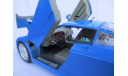 модель 1/18 Bugatti 110EB 1991 Burago Italy металл 1:18 синий, масштабная модель, BBurago, scale18