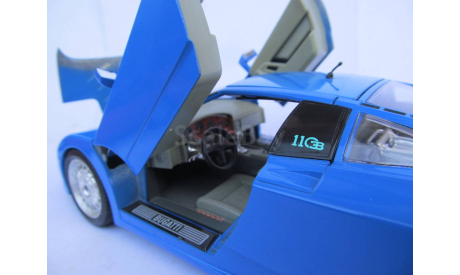 модель 1/18 Bugatti 110EB 1991 Burago Italy металл 1:18 синий, масштабная модель, BBurago