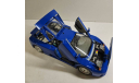 модель 1/18 Bugatti 110EB 1991 Burago Italy металл 1:18 синий, масштабная модель, BBurago, scale18