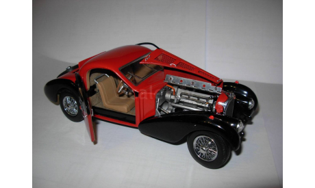 модель 1/24 Bugatti 57SC 1936 Franklin Mint металл 1:24, масштабная модель, scale24