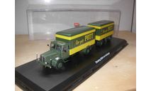 набор модели 1/43 грузовик Bussing 8000 + прицеп  металл 1:43, масштабная модель, scale43, Schuco