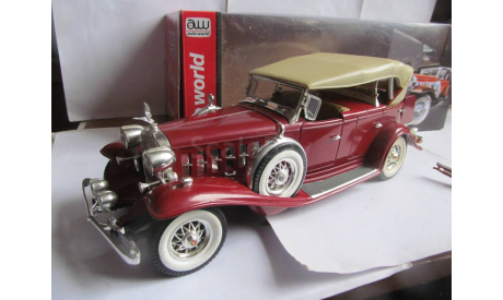 модель 1/18 Cadillac Sport Phaeton V16 1932 Anson металл 1:18, масштабная модель, scale18