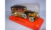 модель медицинский 1/43 Cadillac золотой 1931-1932 Solido France металл 1:43 пожарная скорая помощь, масштабная модель, scale43