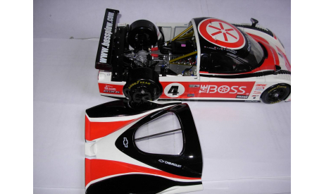 модель 1/18 гоночный Chevrolet 2004 #4 BOSS 24HR Daytona Prototype DP-03 ACTION Limited металл 1:18, масштабная модель, scale18