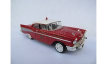 модель 1/43 пожарный Chevrolet BelAir 1957 Corgi  металл 1:43 пожарная Bel Air, масштабная модель, scale43