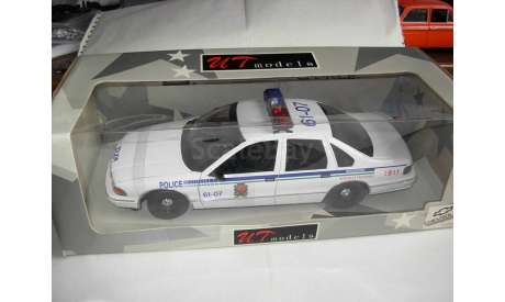 модель 1/18 Chevrolet Caprice Brossard Police Canada полиция 21023 UT 1:18, масштабная модель, scale18, UT Models