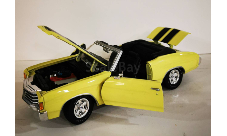 модель 1/18 Chevrolet Chevelle 1972. Maisto металл 1:18, масштабная модель, scale18