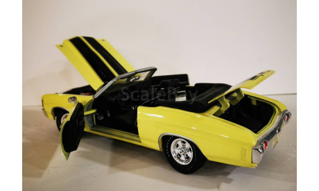 модель 1/18 Chevrolet Chevelle 1972. Maisto металл 1:18, масштабная модель, scale18