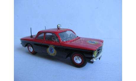 модель 1/43 пожарный Chevrolet Corvair Monza 1962 France металл 1:43, масштабная модель, Eligor, scale43