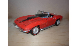 модель 1/18 Chevrolet Corvette 1967 Stingray 427 Roadster AMERICAN MUSCLE ERTL металл 1:18