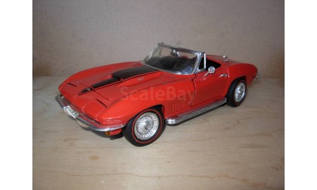 модель 1/18 Chevrolet Corvette 1967 Stingray 427 Roadster AMERICAN MUSCLE ERTL металл 1:18, масштабная модель, scale18, ERTL (Auto World)