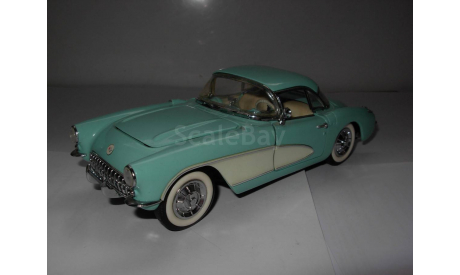 модель 1/24 1956 Chevrolet Corvette Hard Top Franklin MInt металл, масштабная модель, scale24