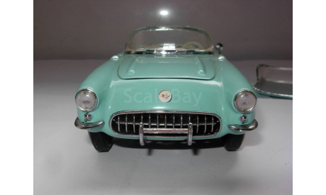 модель 1/24 1956 Chevrolet Corvette Hard Top Franklin MInt металл, масштабная модель, scale24