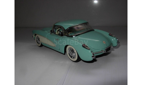 модель 1/24 1956 Chevrolet Corvette Hard Top Franklin MInt металл, масштабная модель, scale24
