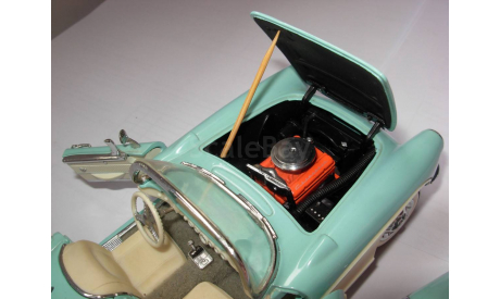 модель 1/24 1956 Chevrolet Corvette Hard Top Franklin MInt металл, масштабная модель, scale24
