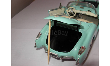 модель 1/24 1956 Chevrolet Corvette Hard Top Franklin MInt металл, масштабная модель, scale24