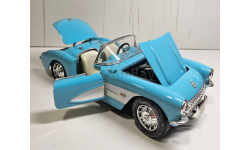 модель 1/18 Chevrolet Corvette 1957 Burago Italy металл 1:18