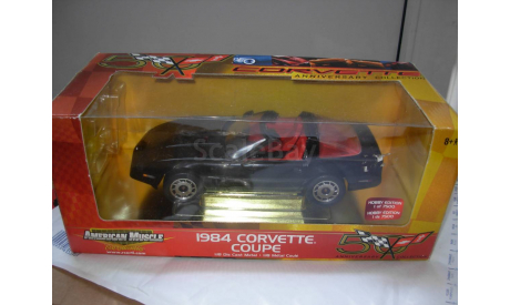 модель 1/18 Chevrolet Corvette 1984 ранний кузов -C4 ERTL металл 1:18, масштабная модель, scale18