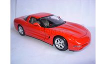 модель  1/24 Chevrolet Corvette C5 1987 Burago Italy металл 1:24, масштабная модель, BBurago, scale24