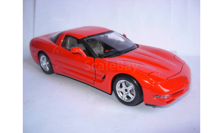 модель  1/24 Chevrolet Corvette C5 1987 Burago Italy металл 1:24, масштабная модель, BBurago, scale24