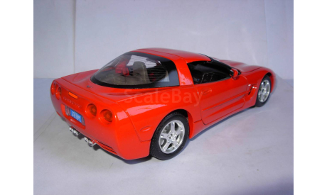 модель  1/24 Chevrolet Corvette C5 1987 Burago Italy металл 1:24, масштабная модель, scale24, BBurago