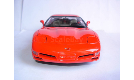модель  1/24 Chevrolet Corvette C5 1987 Burago Italy металл 1:24, масштабная модель, scale24, BBurago
