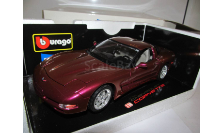 модель 1/18 Chevrolet Corvette C5 1997 Standox Interlagos Fire Burago металл 1:18, масштабная модель, BBurago, scale18