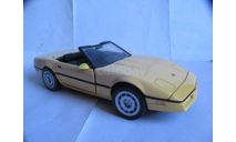 модель 1/24 Chevrolet Corvette ранний вариант С4 1986 Franklin MInt металл 1:24, масштабная модель, scale24