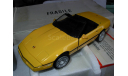 модель 1/24 Chevrolet Corvette С4 1986 Franklin MInt металл 1:24, масштабная модель, scale24