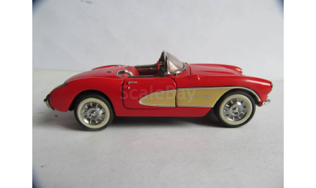 модель 1/43 Chevrolet Corvette 1957 Franklin Mint металл 1:43 Chevy BelAir, масштабная модель, scale43